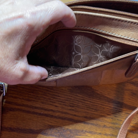 Tan Fossil crossbody - Picture 5 of 8